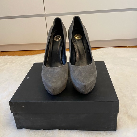 ELISABETTA FRANCHISE suede crystal embellished - Picture 3 of 4